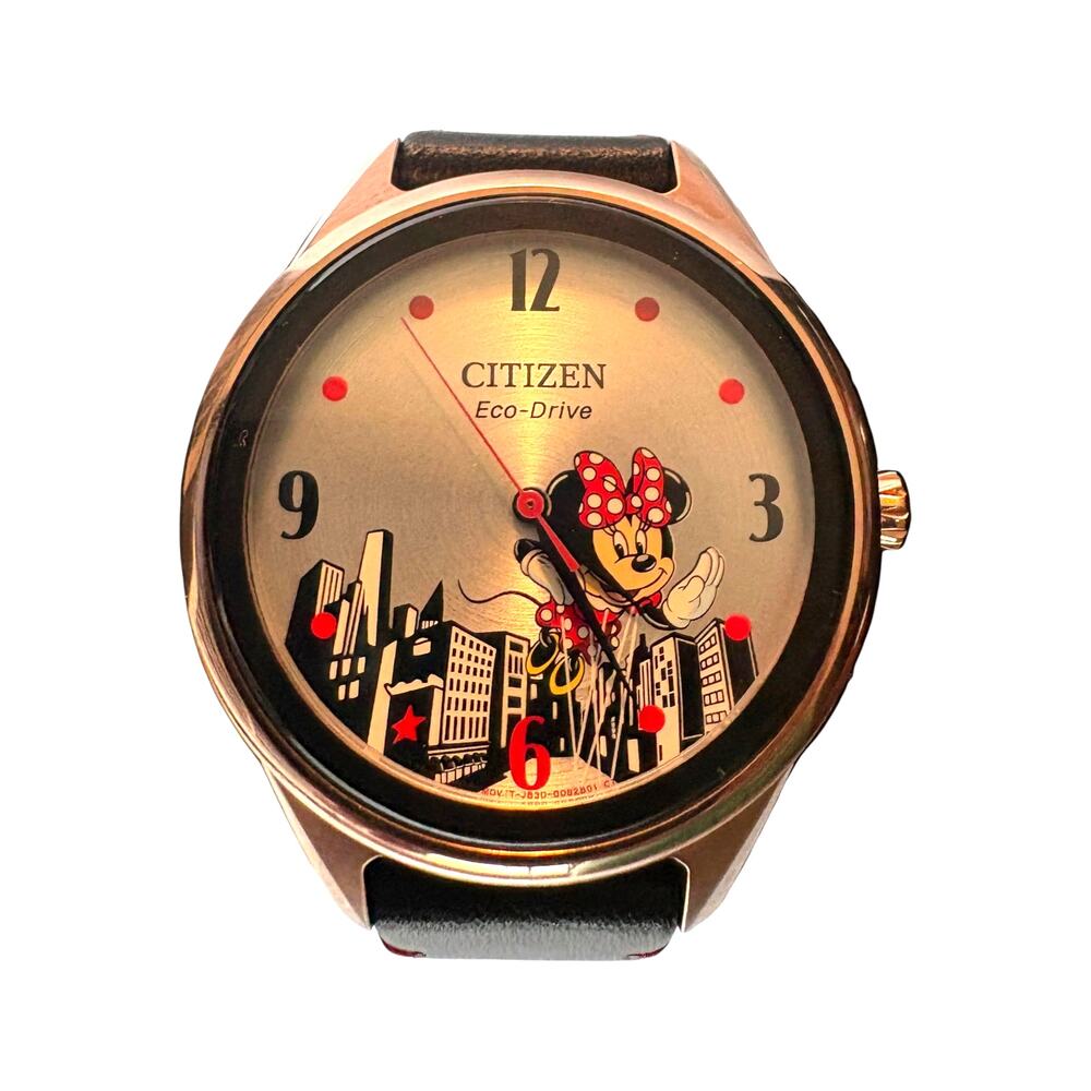 Citizen Eco-Drive Minnie Mouse Disney Character Dial Watch - NWT
